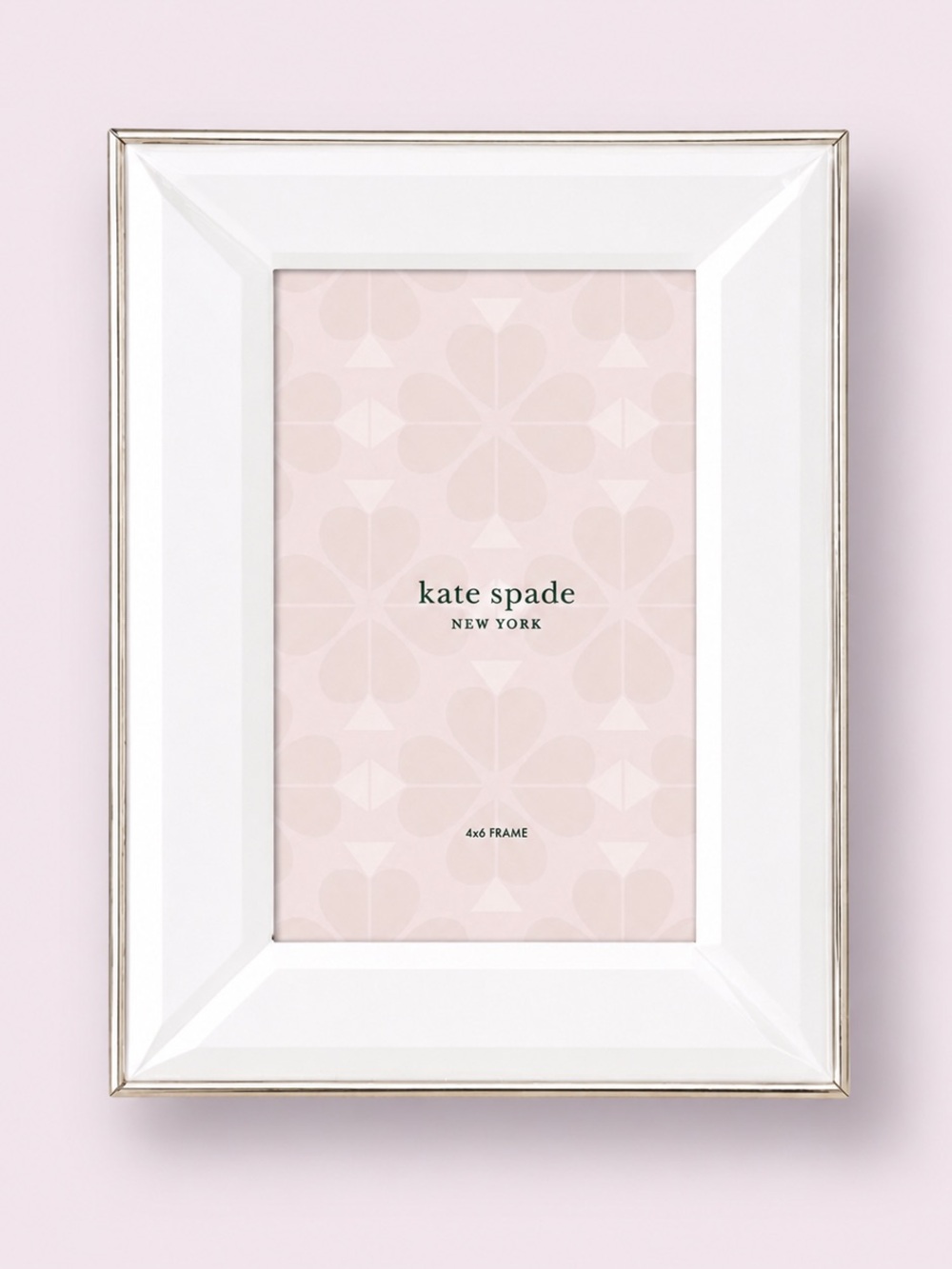 kate spade charles lane 4x6 frame, white